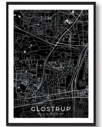 Glostrup By Plakat Sort