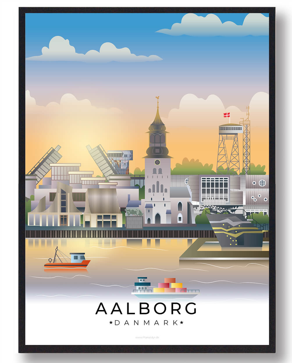 Restparti Aalborg Byplakat