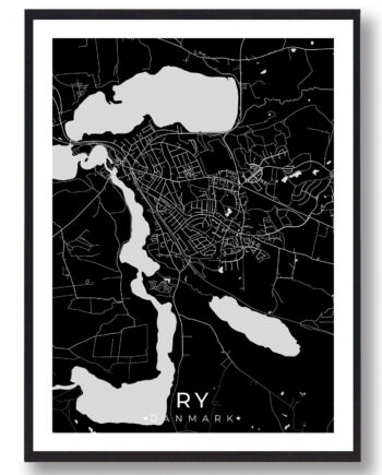 Ry By Plakat Sort