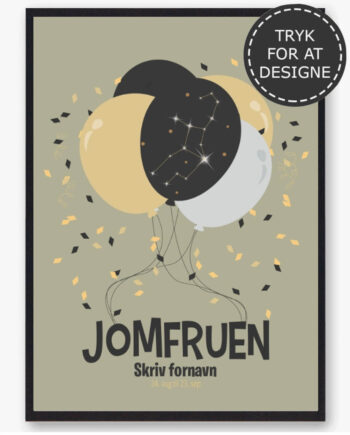 Stjernetegn Jomfruen Personlig Plakat