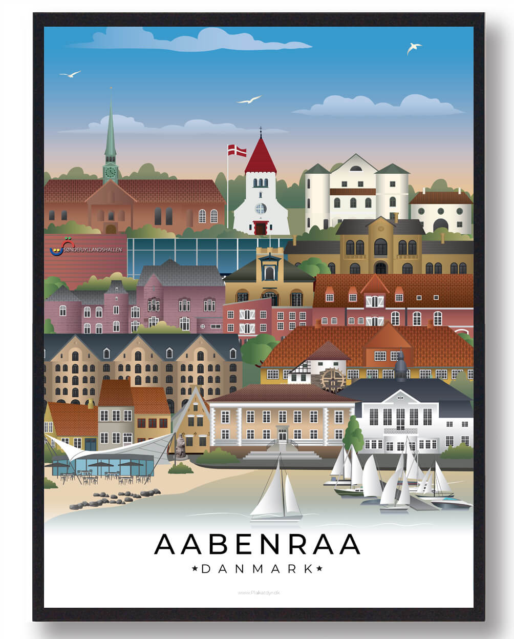 Aabenraa Byplakat