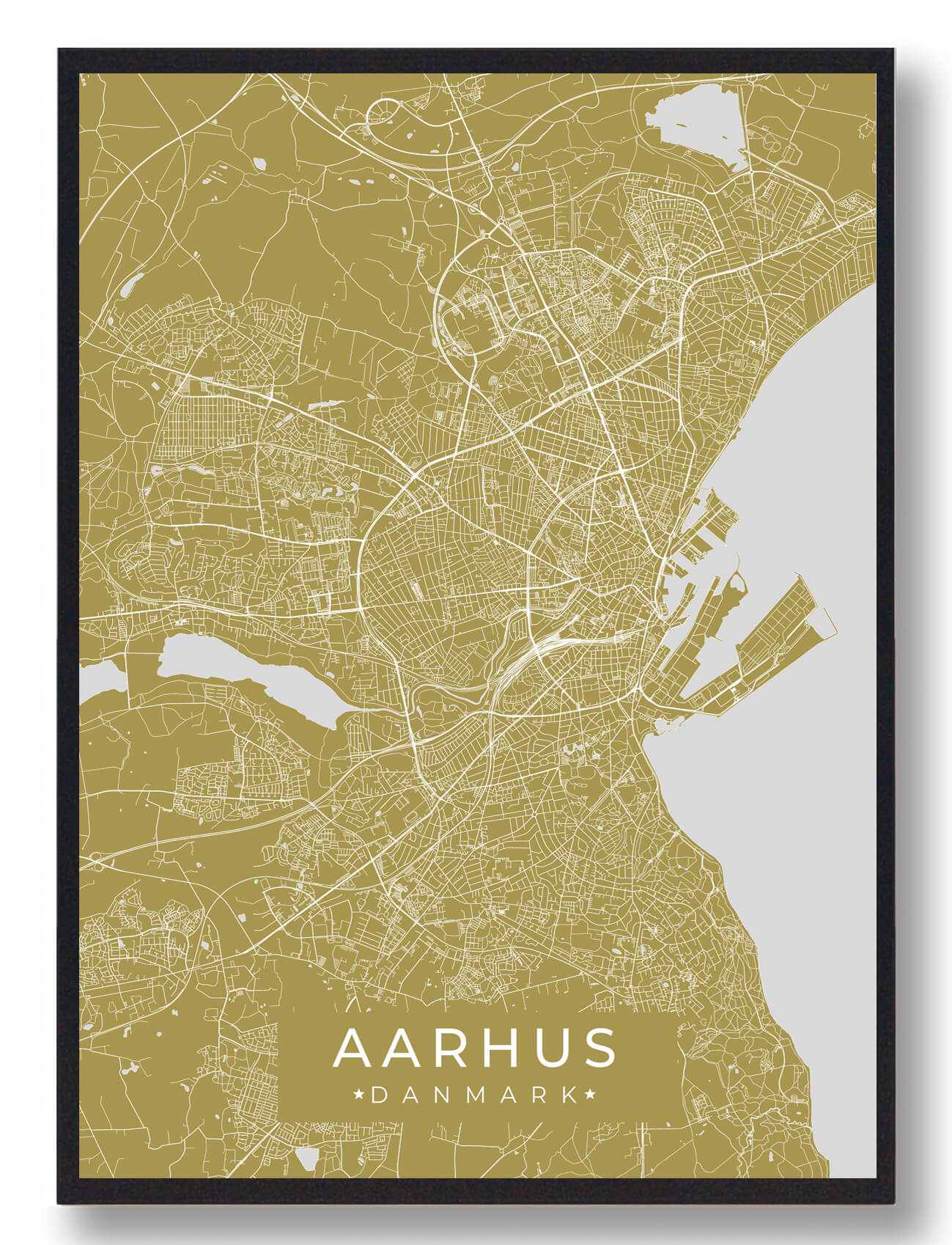 Aarhus Plakat Gul