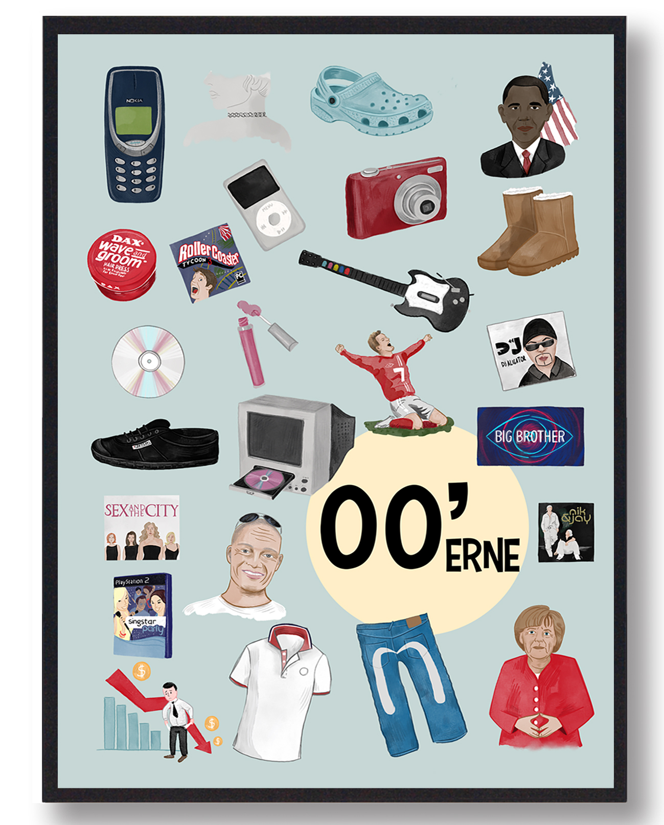 00 Apos Erne Plakat Blå