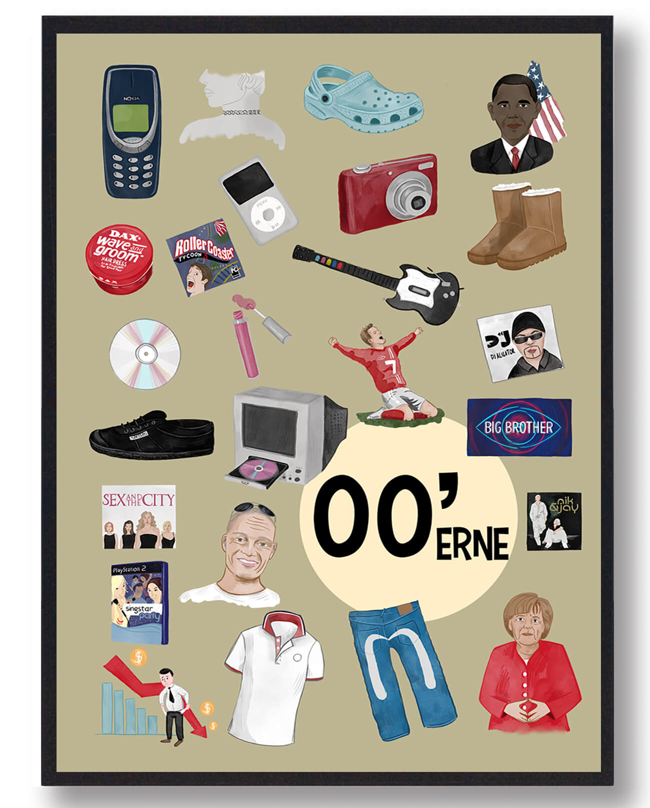 00 Apos Erne Plakat Grøngul