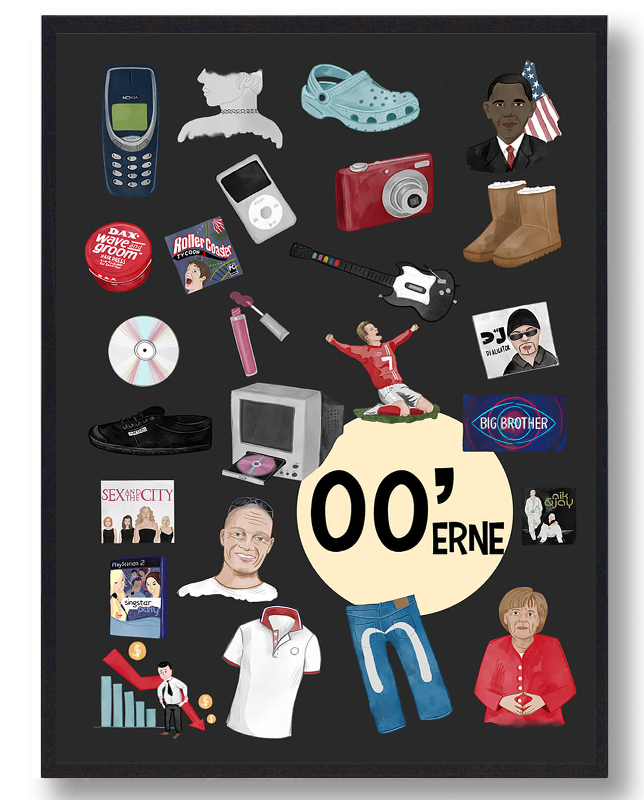 00 Apos Erne Plakat Sort