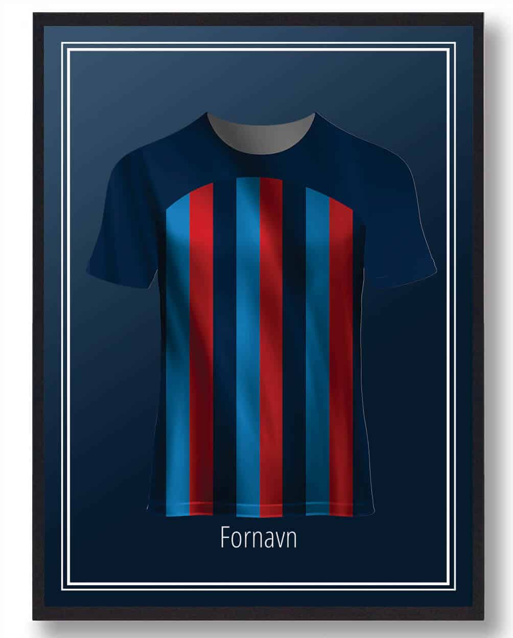 Barcelona Trøje Med Navn