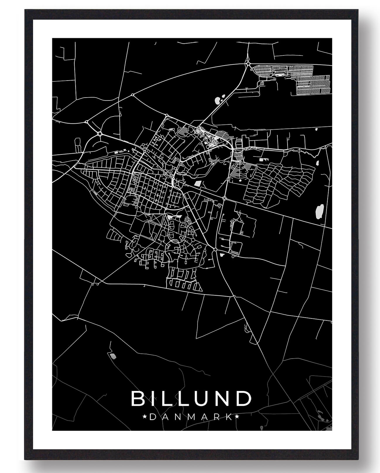 Billund By Plakat Sort