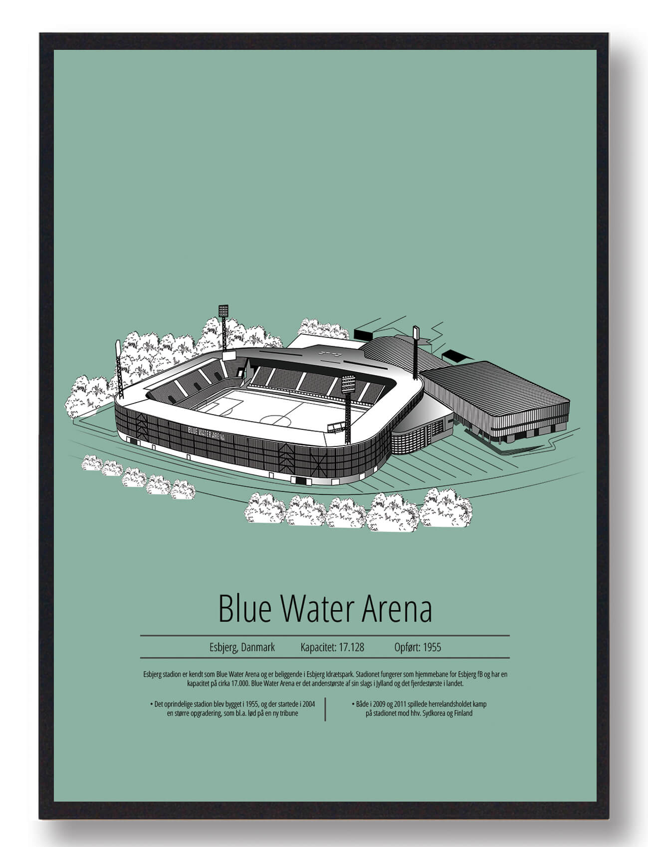 Blue Water Arena Esbjerg Mintgrøn