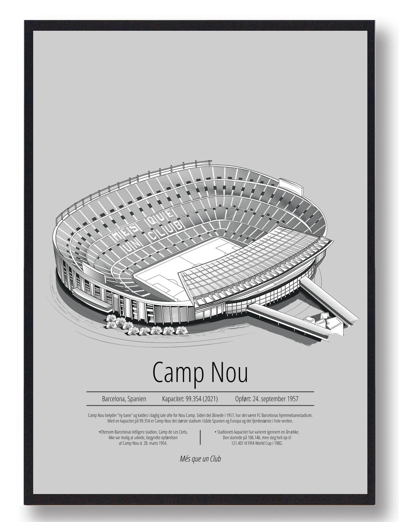 Camp Nou Barcelona Grå