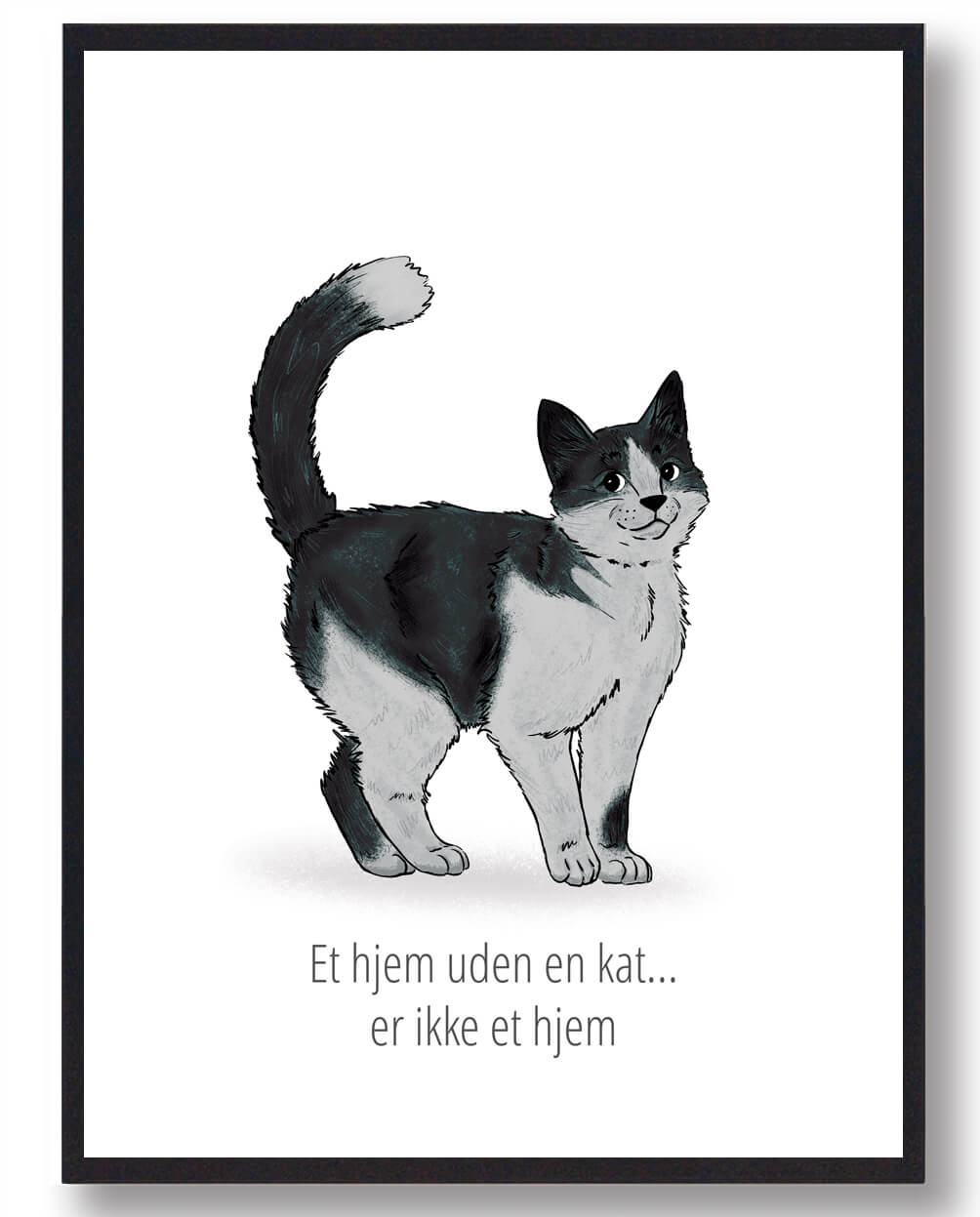Et Hjem Uden En Kat   Katte Plakat