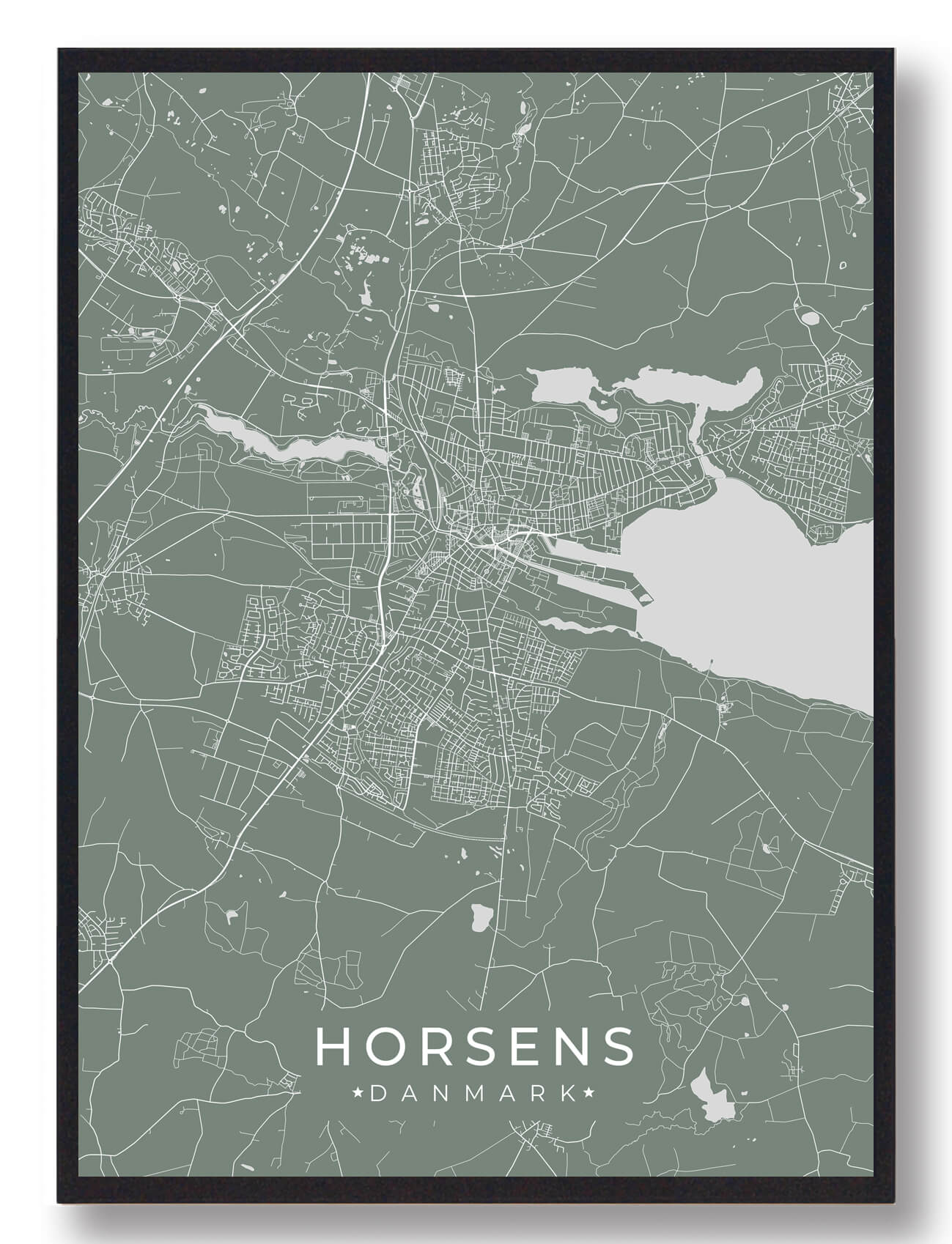 Horsens Plakat Grøn