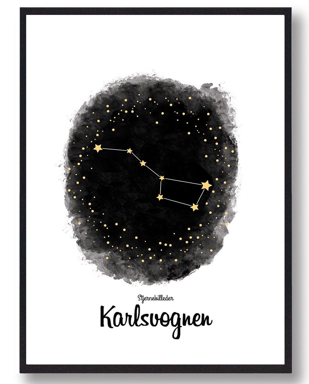 Karlsvognen Stjernebillede Plakat