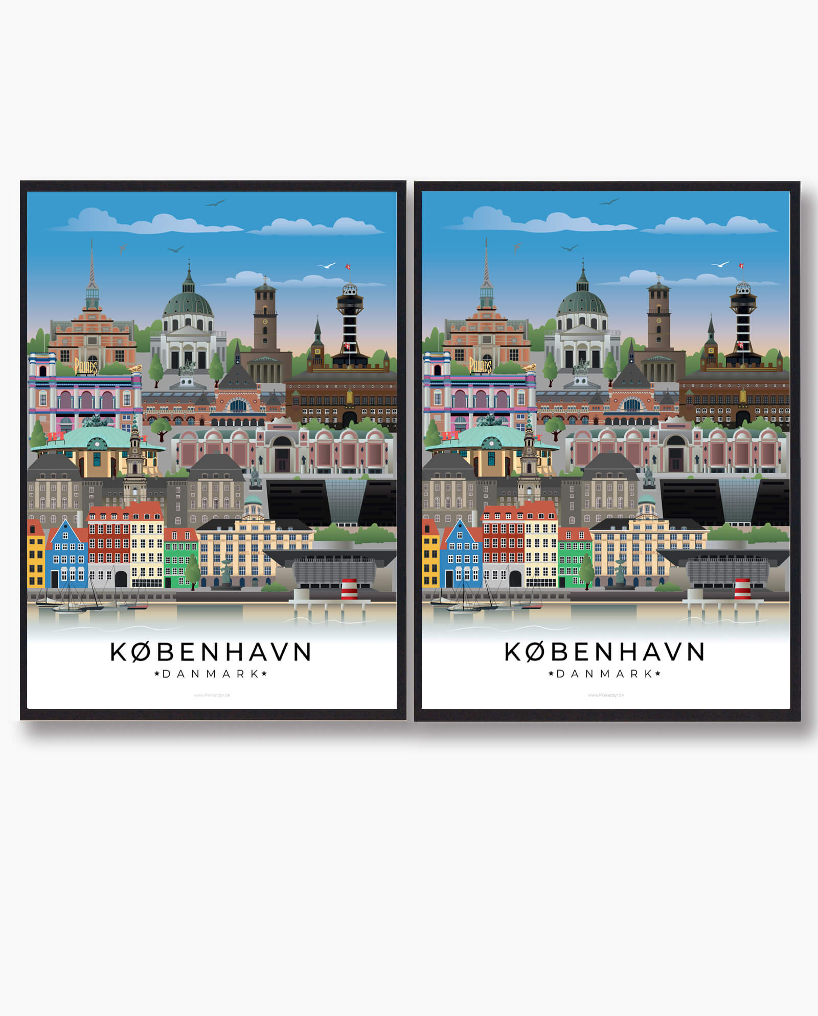København Byplakat Plakatsæt