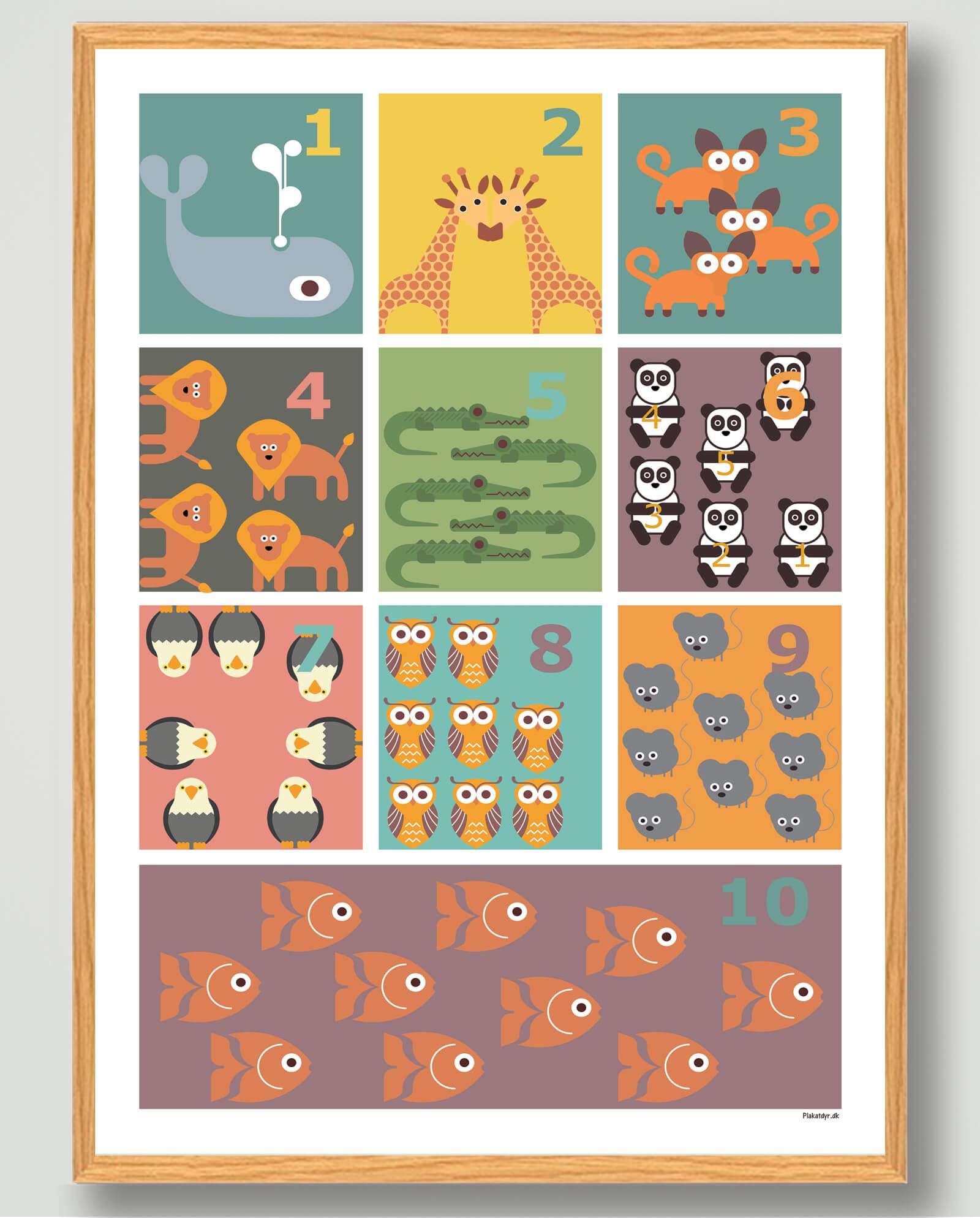 Lær At Tælle  Design  Plakat