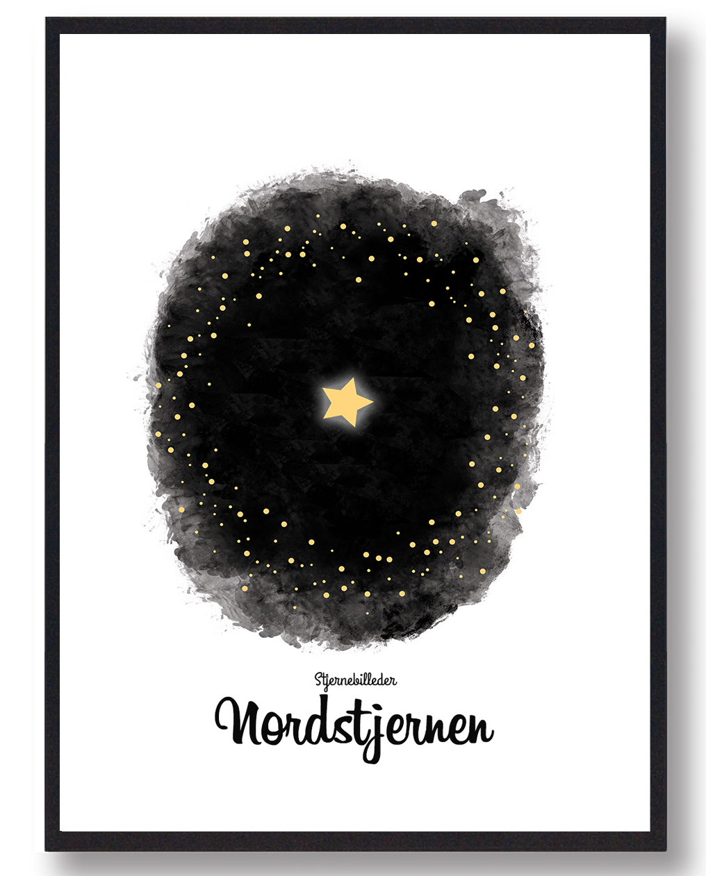Nordstjernen Stjernebillede Plakat