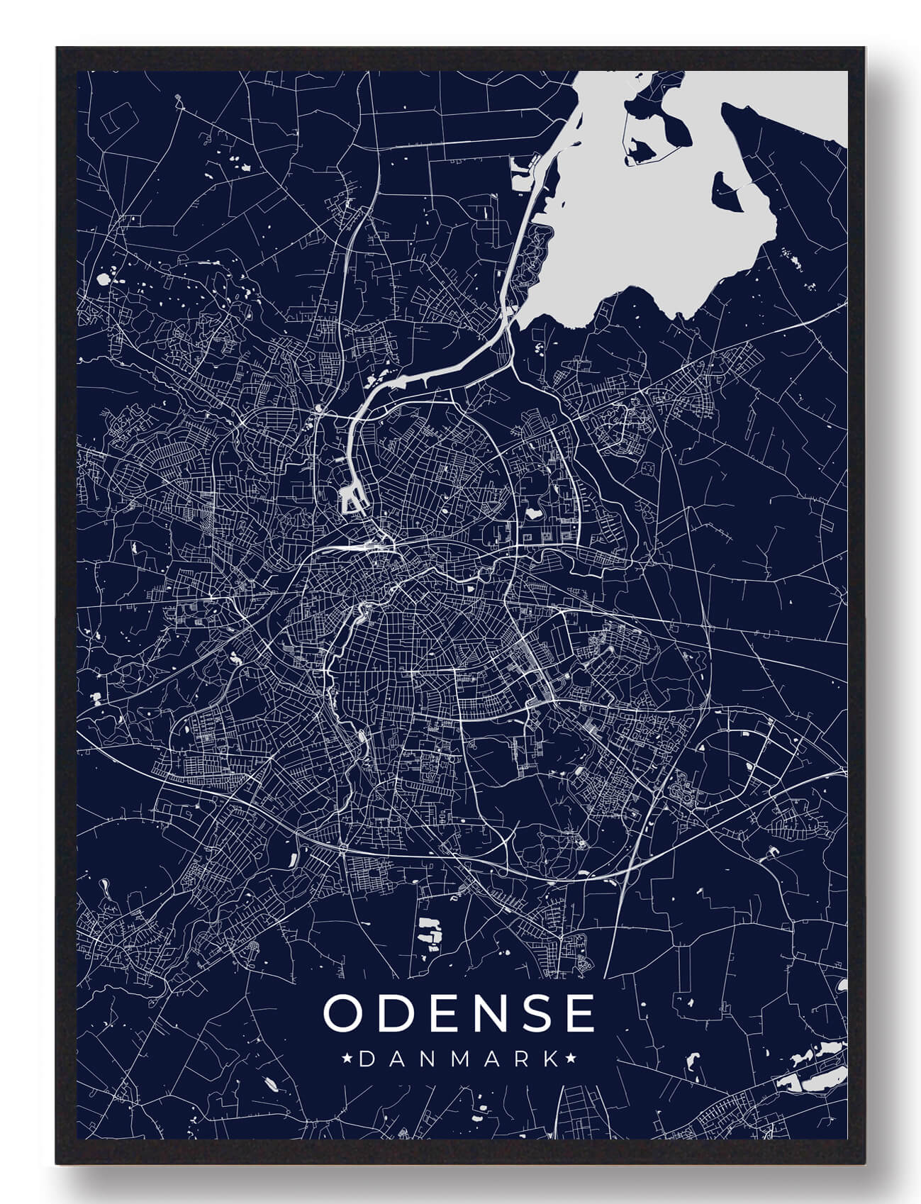 Odense Plakat Mørkeblå