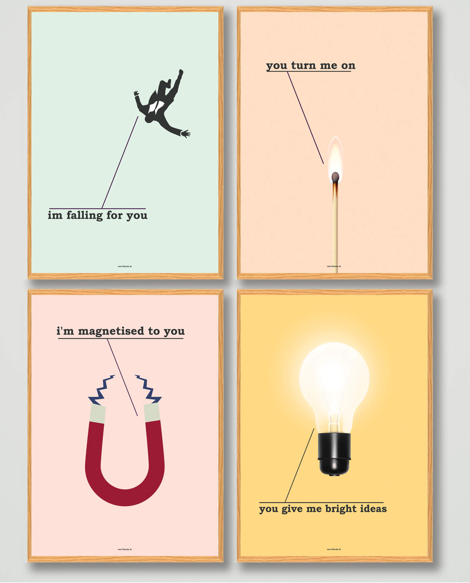 Plakatsæt: Kærlighed