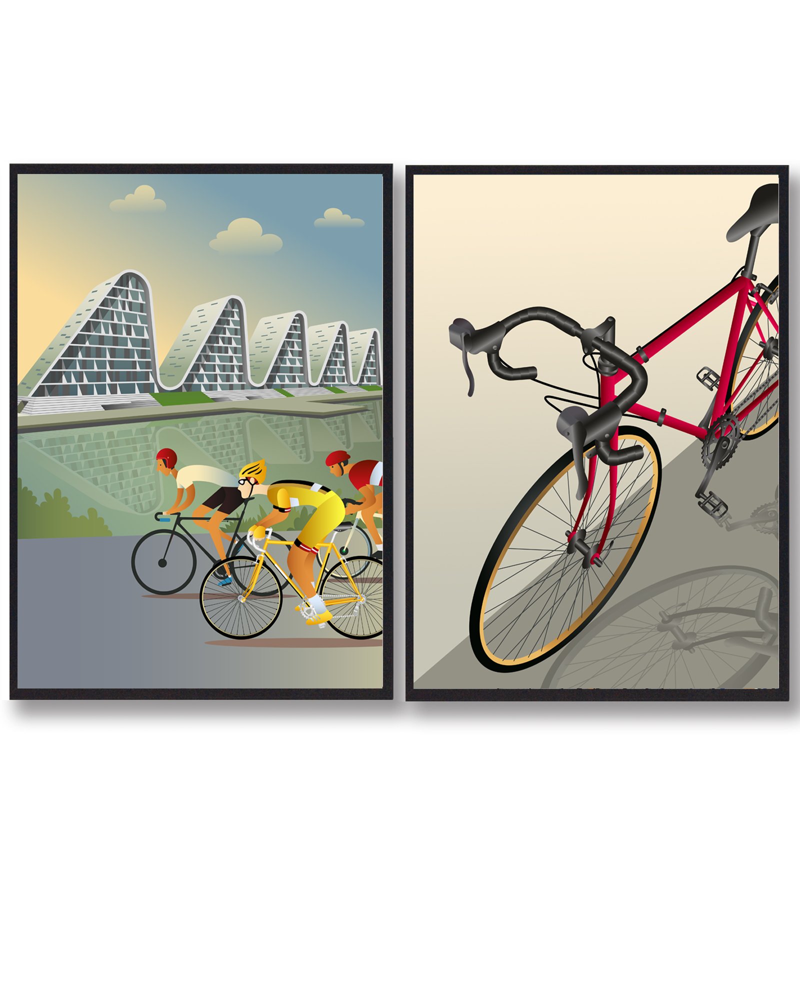 Plakatsæt Vejle  Cykelplakat