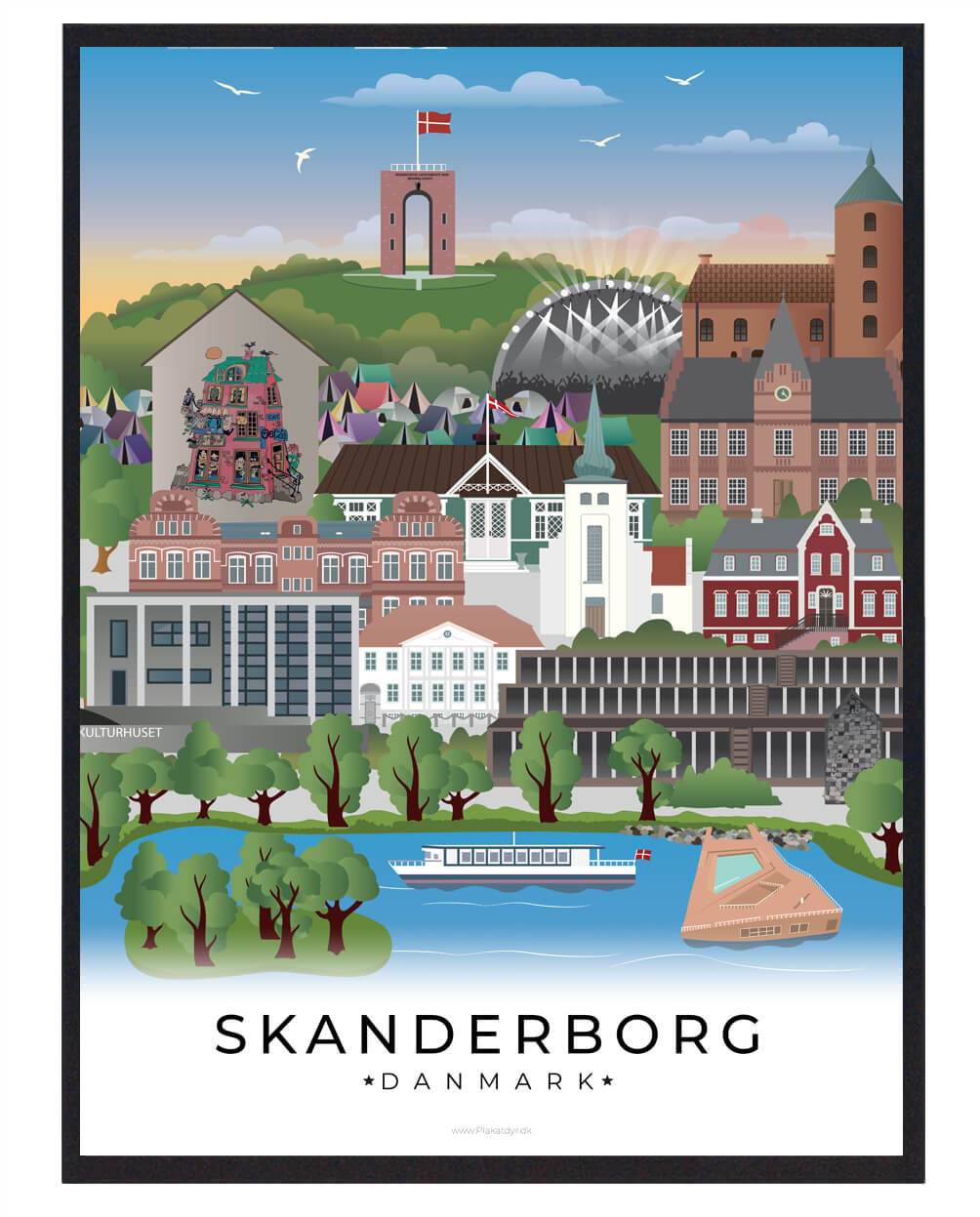 Skanderborg Byplakat