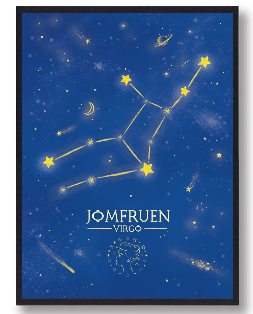 Stjernebillede Jomfruen Blå