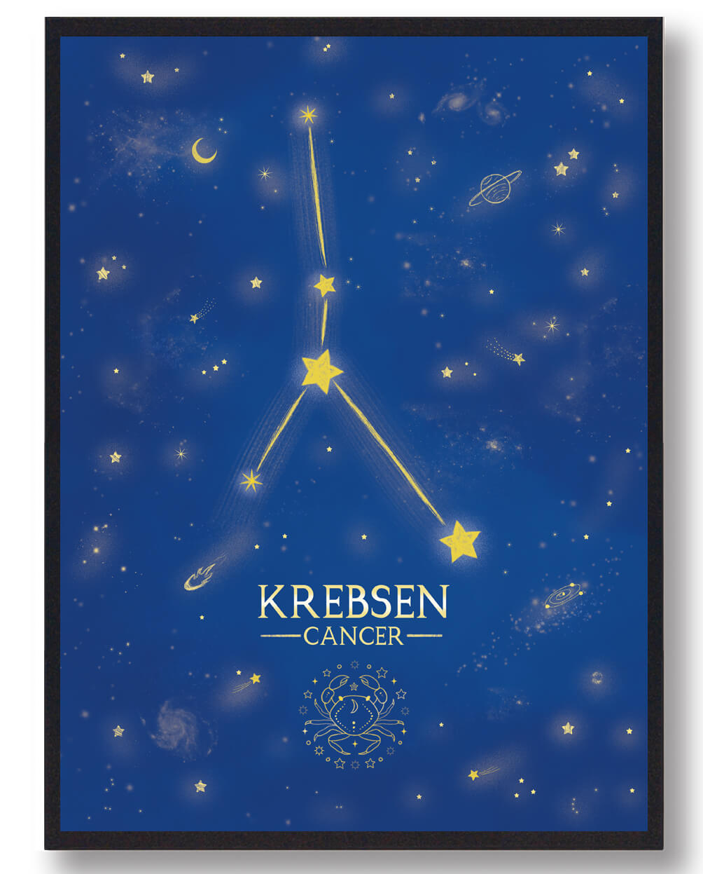 Stjernebillede Krebsen Blå