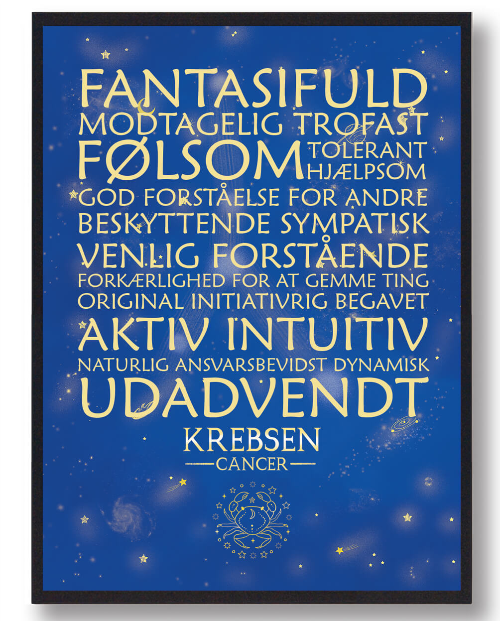 Stjernebillede Krebsen  Blå