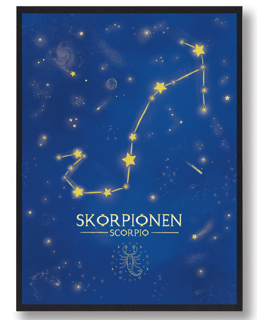 Stjernebillede Skorpionen Blå