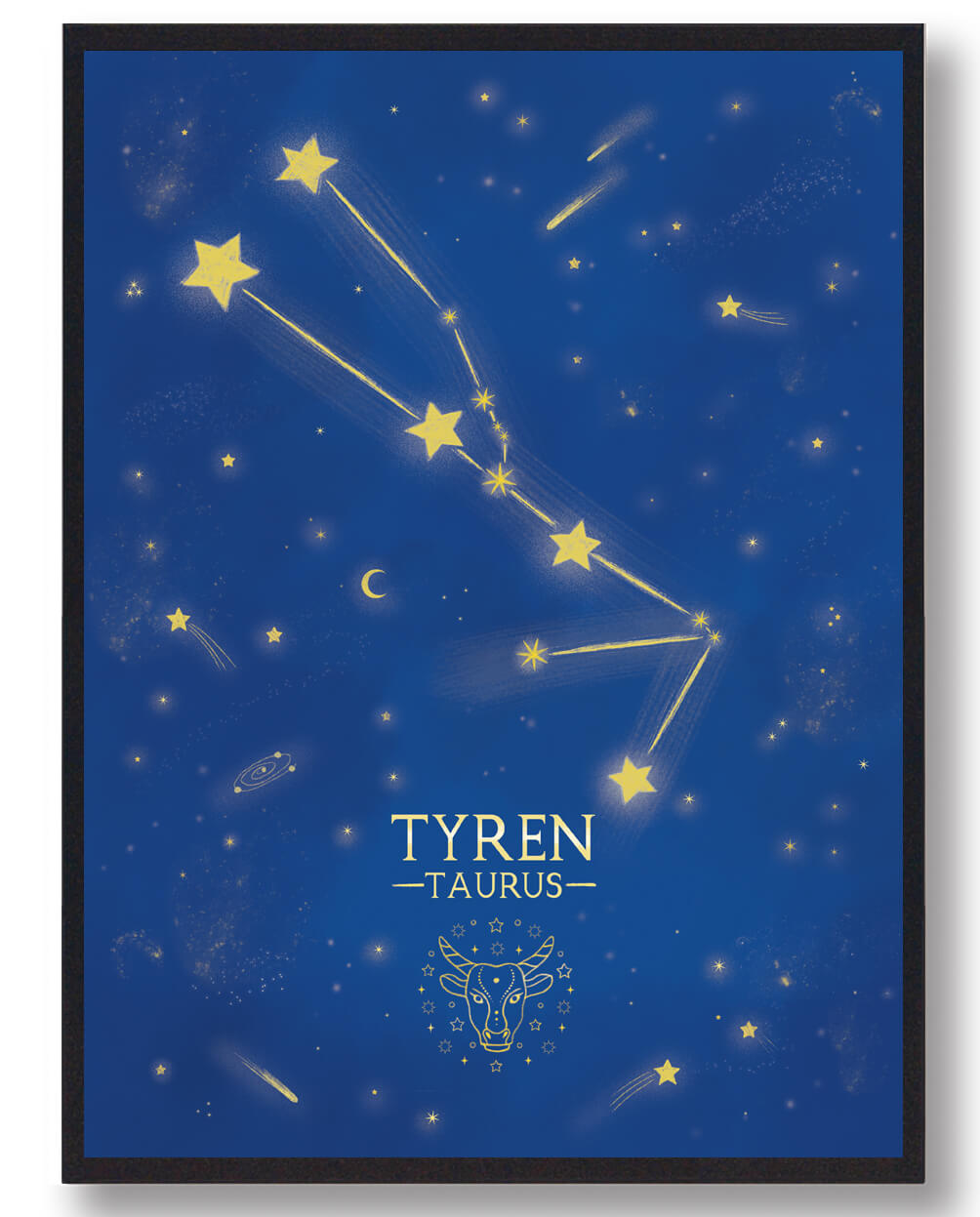 Stjernebillede Tyren Blå