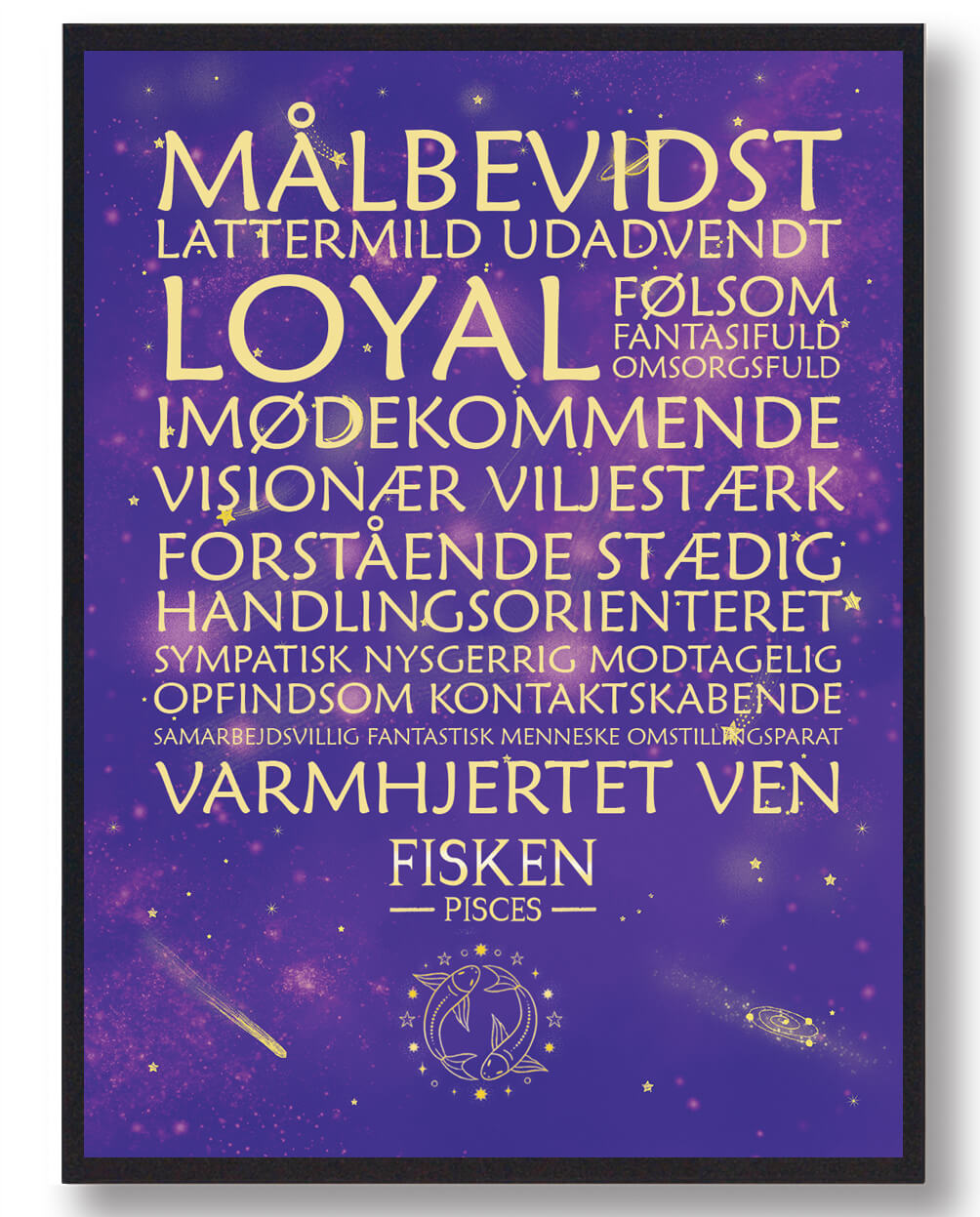Stjernetegn Fisken  Lilla
