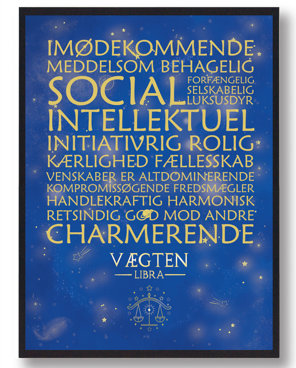 Stjernetegn Vægten  Blå