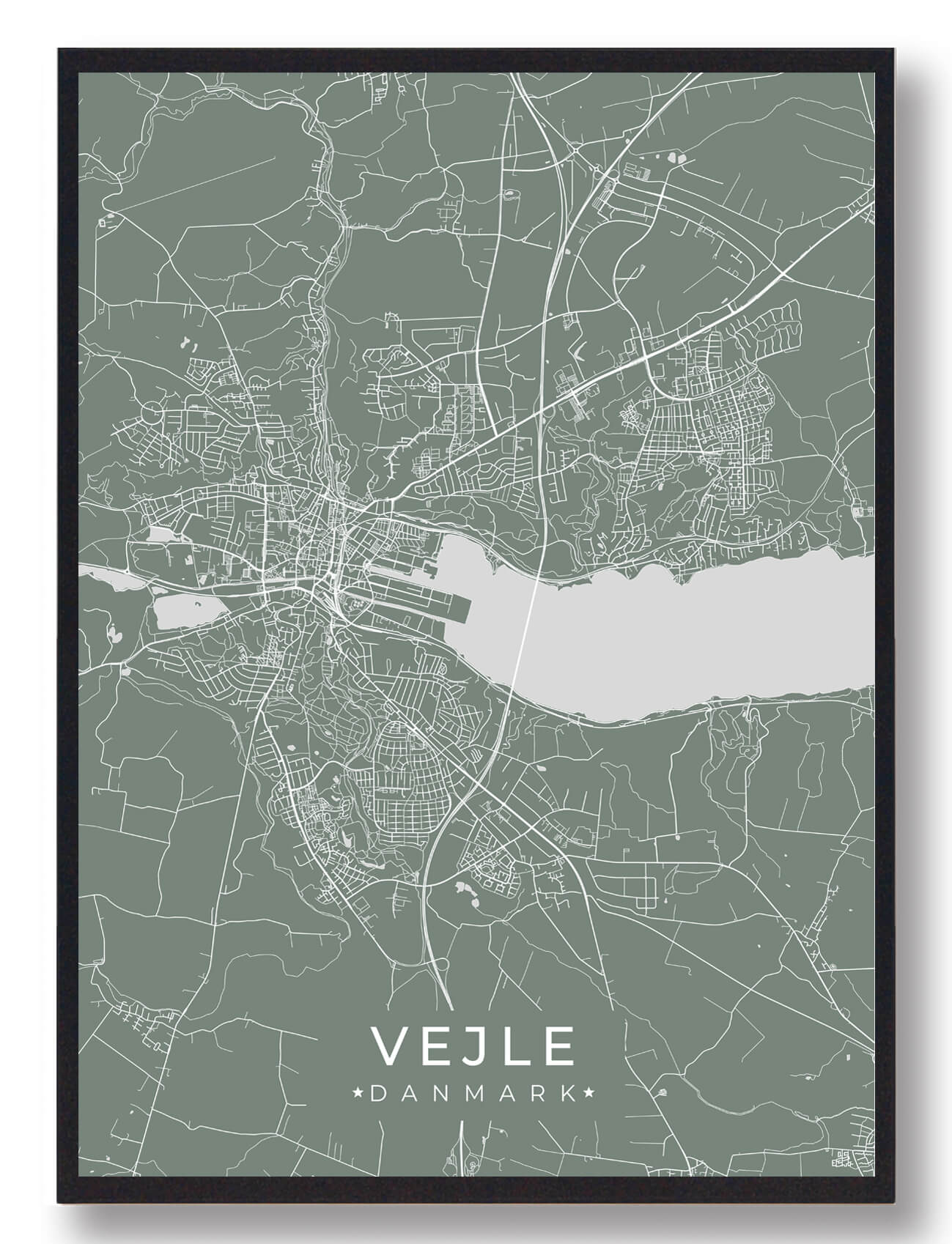 Vejle Plakat Grøn