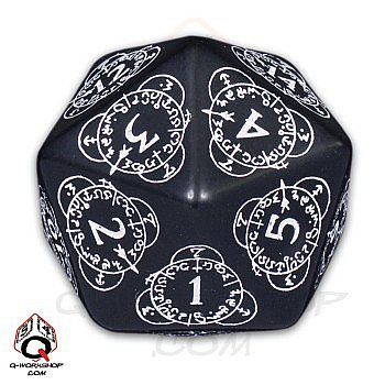 Dice 20 Sidet  D20  Terning Black Card Game Level Counter  Spindown   -workshop