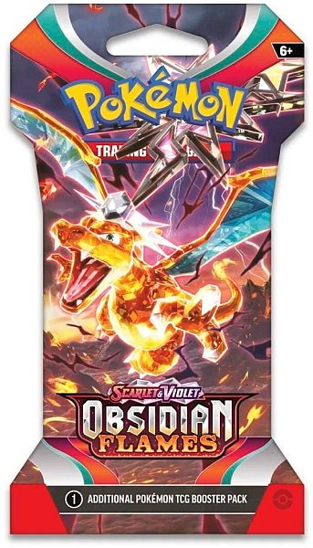 Pokemon Sv03: Obsidian Flames Sleeved Booster Pack