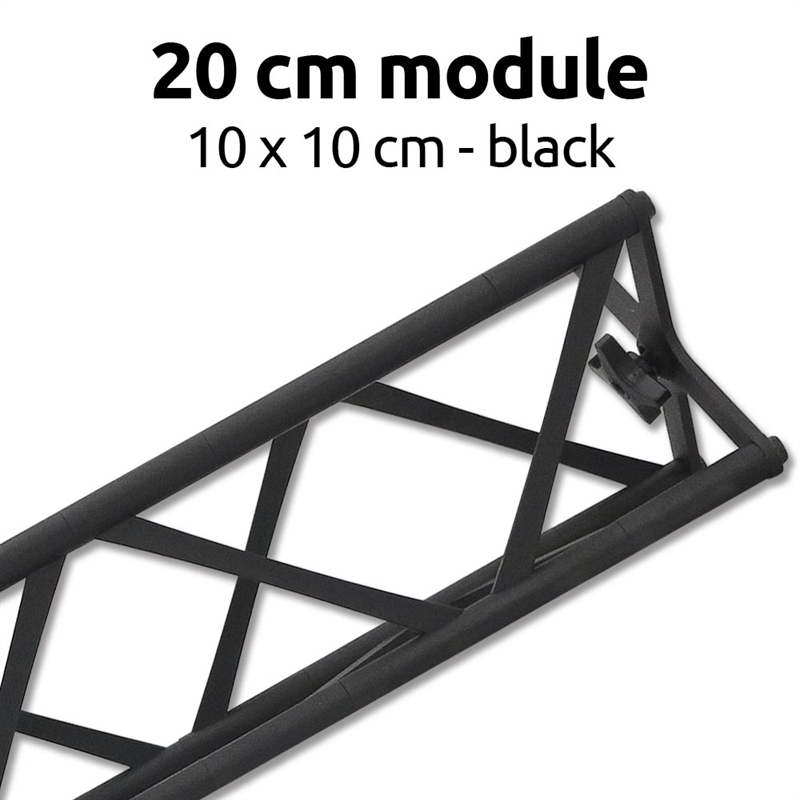 Crown Truss 10   10 Modul  Sort  20 Cm