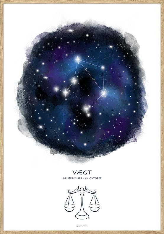 Plakat Med Stjernebillede Vægten