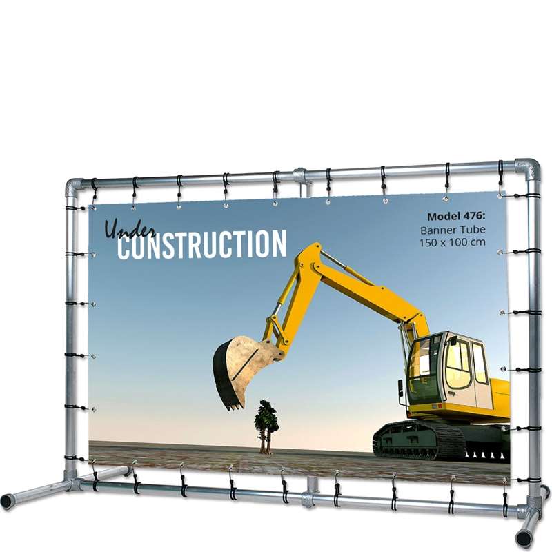 Banner Tube Fritstående Ramme  150   100 Cm