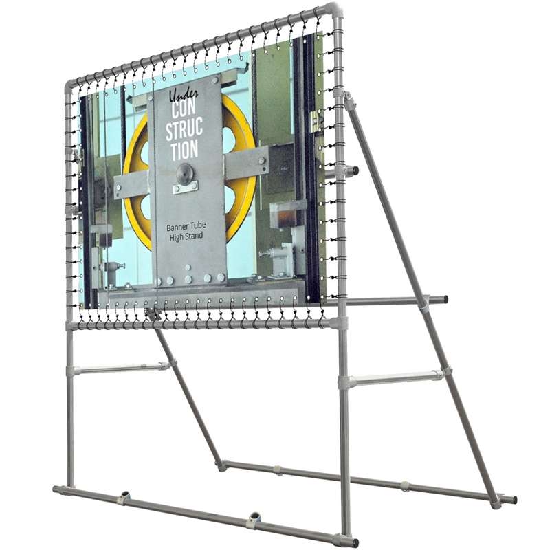 Banner Tube High Stand  Fritstående Ramme Af Alurør     Mm     48 Mm 100   100 Cm