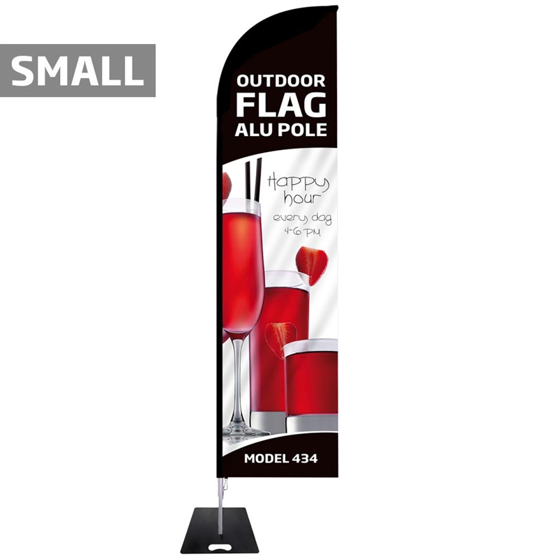 Beachflag  Outdoor Bow Flag  Alustang  Small  Uden Fod Og Flag
