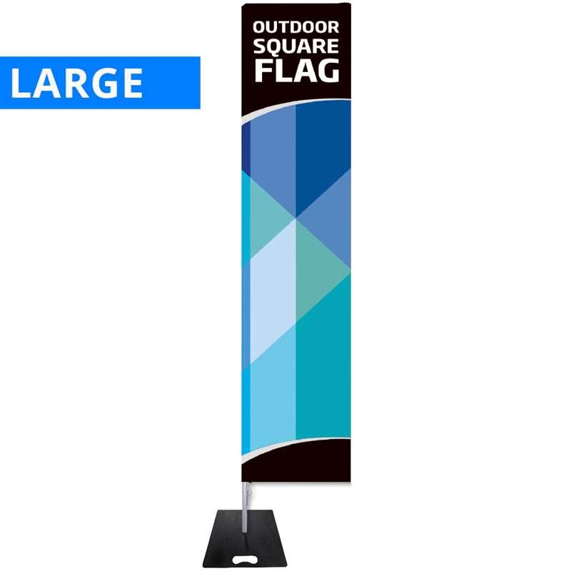 Beachflag  Outdoor Square  Large  Inkl  Flag Og Black Flag Base