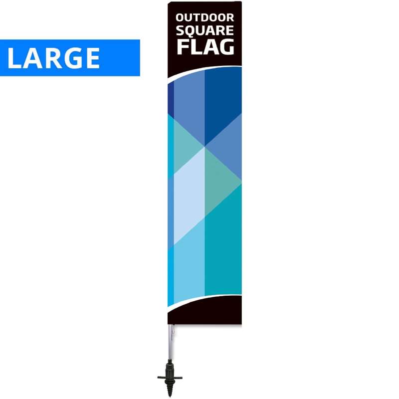 Beachflag  Outdoor Square  Large  Inkl  Flag Og Skruefod