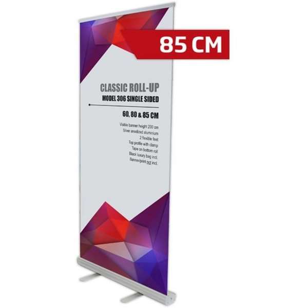 Classic Roll-up Enkeltsidet 85x200 Cm Sølv