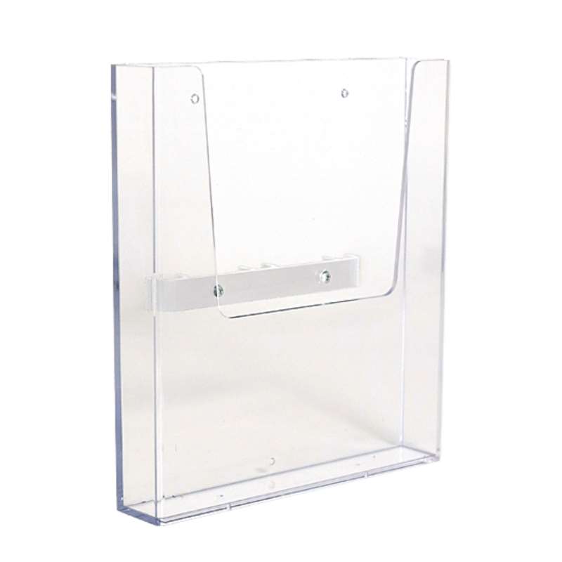 Crown Truss  Brochure Dispenser A4 With Fitting White