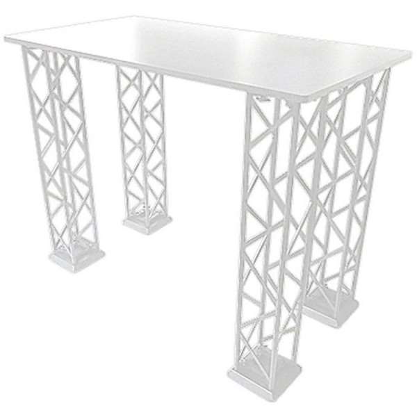 Crown Truss Counter Rectangle 95x65cm White