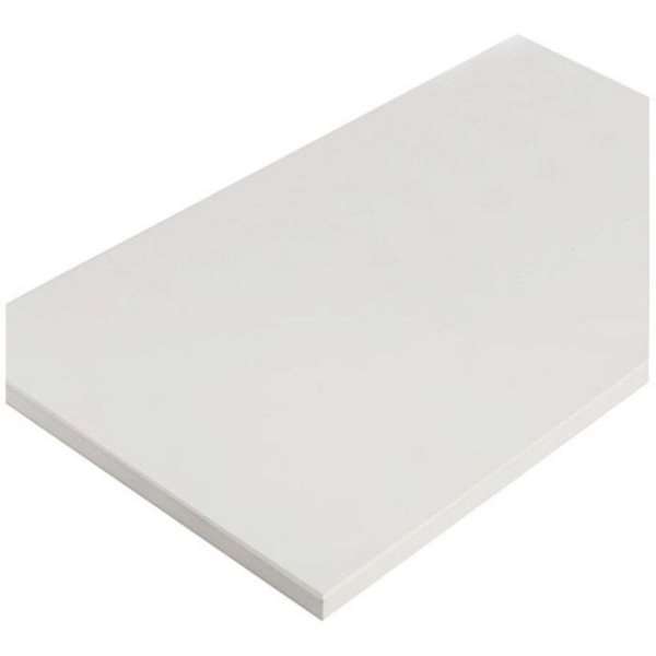 Crown Truss Counter Top Plate  95x65cm White