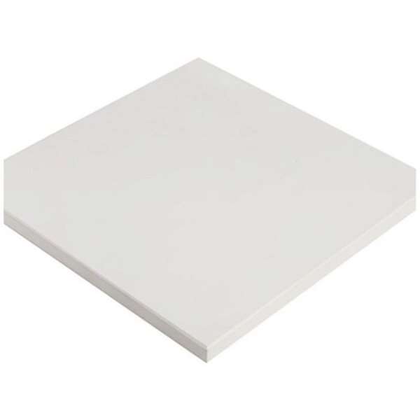 Crown Truss Counter Top Plate  65x65cm White