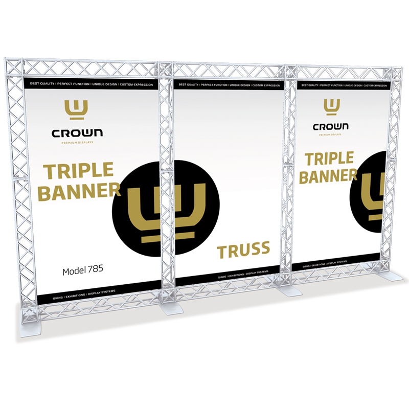 Crown Truss 15  Hvid  Triple Væg