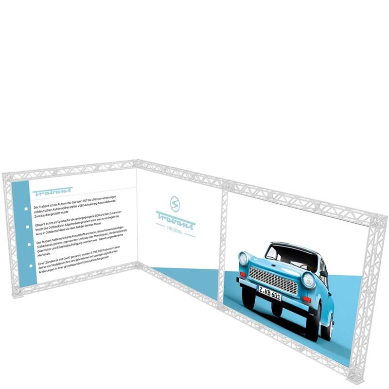 Crown Truss 10  -form         Hvid
