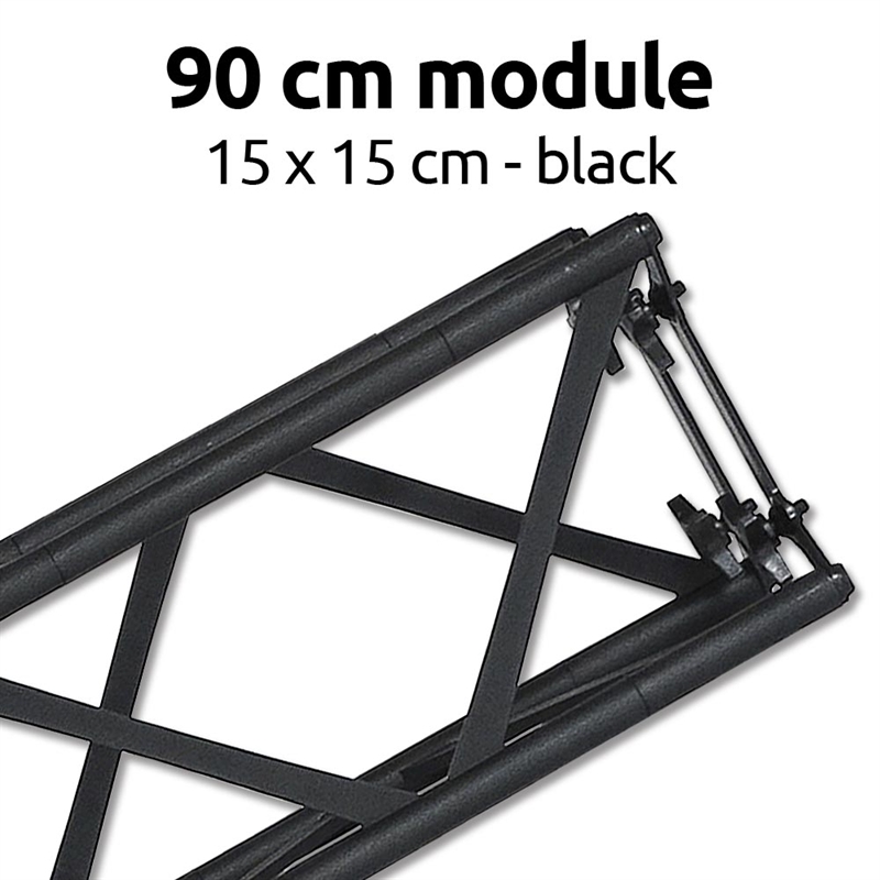 Crown Truss 15   15 Modul  Sort  90 Cm