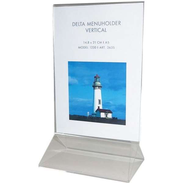 Delta Menukortholder Vertikal A5 14 8x21 Cm