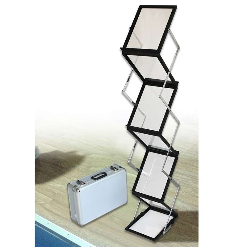 Flex Brochurestander Sort A4